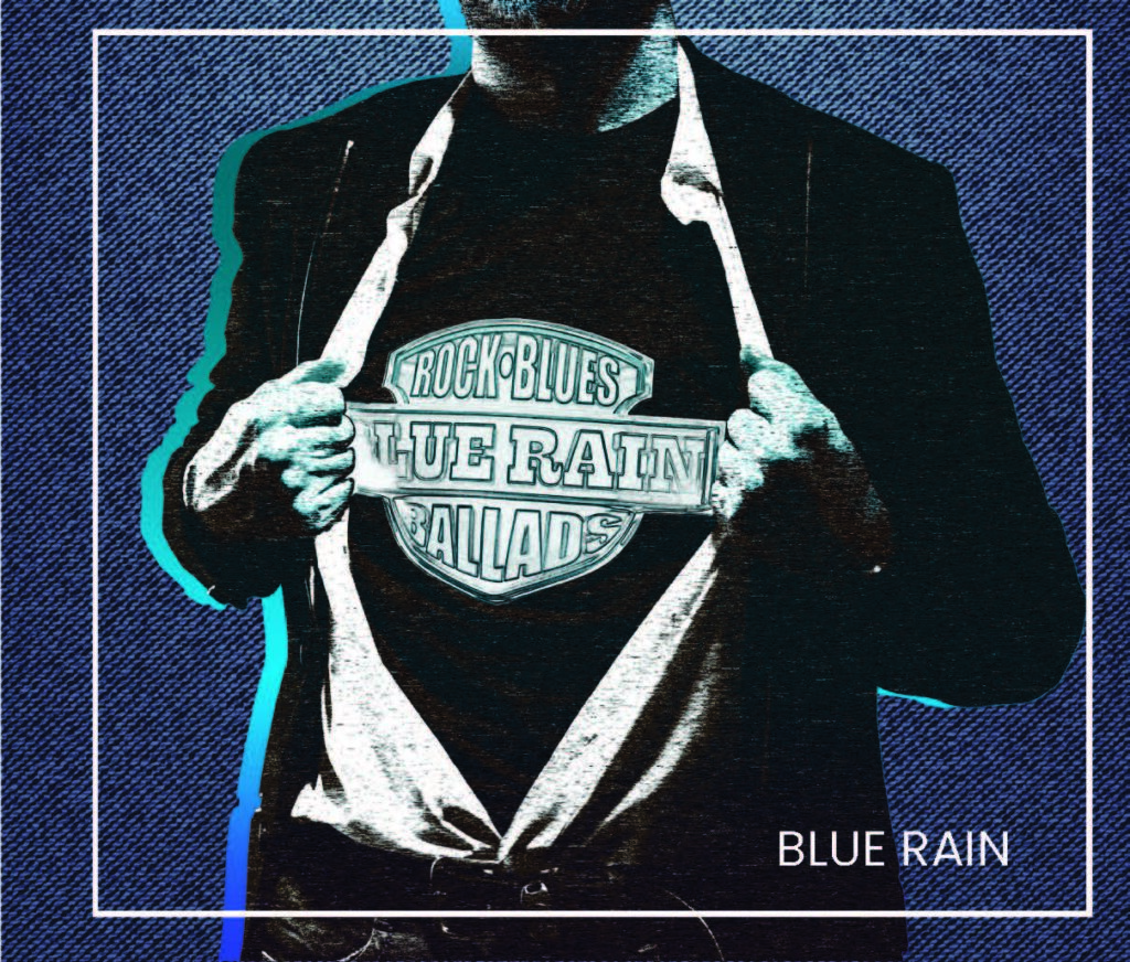 projekt graficzny CD Blue Rain, zespół muzyczny